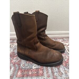 Wolverine Brown Leather Work Boots